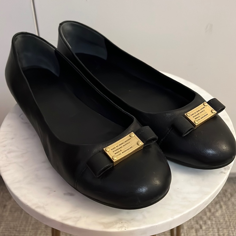 Marc by Marc Jacobs Classic Black Flats